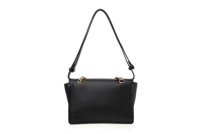 Vince Camuto Bolso Bandolera Sorrento - Black, Bolso de Piel Sintética para Mujer, Elegante y Duradero